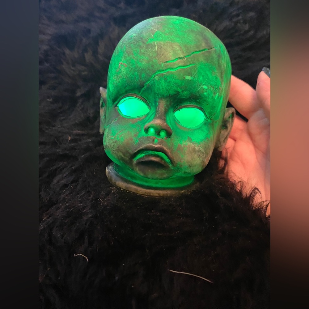 Creepy Baby Doll Head from Big Lots